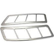 Chrome Bonnet Vent Trim 2Pcs Stainless Steel for Transit MK8 (2014-up)