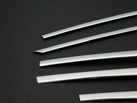 Chrome Windows Frame Trim Strips 12pcs S.Steel For Peugeot 2008 II 2019-2023