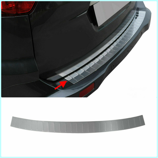 Chrome Rear Bumper Protector S.Steel For Ford Transit Tourneo Courier 2014-2023