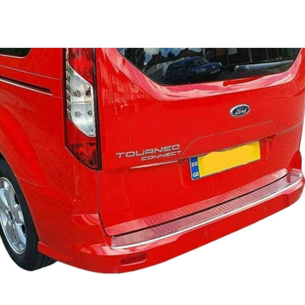 Chrome Rear Bumper Protector Steel For Ford Tourneo Transit Connect 2013-2023