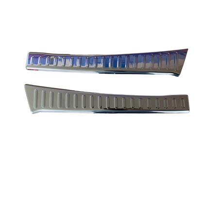 Chrome Inner Rear Bumper Protector For Dacia Sandero Stepway 3 2020-2023