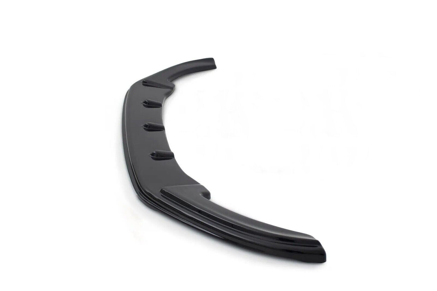 Lower Front Gloss Black ABS Splitter Bumper Lip For VW CADDY MK3 2010-2014