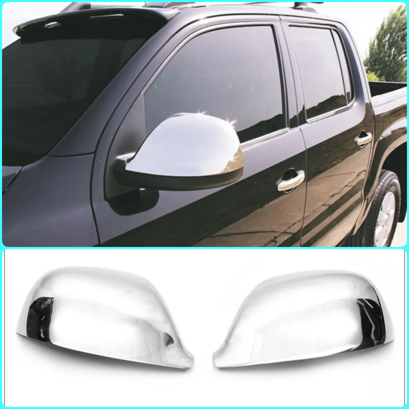 Door Wing Mirror Covers 2 Pieces Abs Plastic For T5/T6/T6.1/ TRANSPORTER /AMAROK