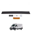 Sun Visor and Bug Guard Solid Black Acrylic For DUCATO/BOXER/RELAY 2006-2014