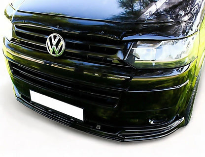 Lower Front Gloss Black ABS Splitter Bumper Lip For TRANSPORTER T5.1 2010-2015