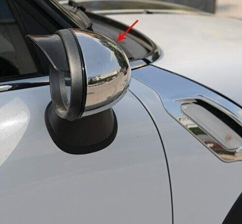 Chrome Wing Mirror Cover 2Pcs Steel FOR Mini Cooper R55 R56 R57 R58 R59 R60 R61