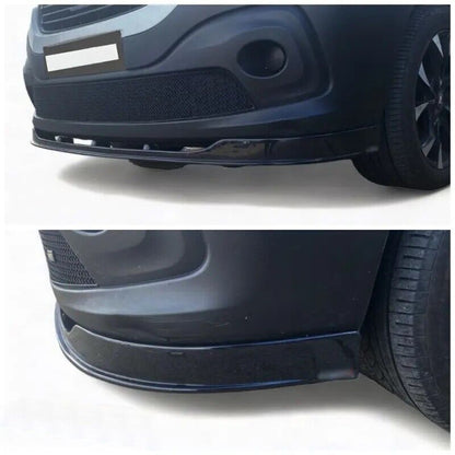 Lower Front Gloss Black ABS Splitter Bumper Lip For R. TRAFIC X82 2014-2023