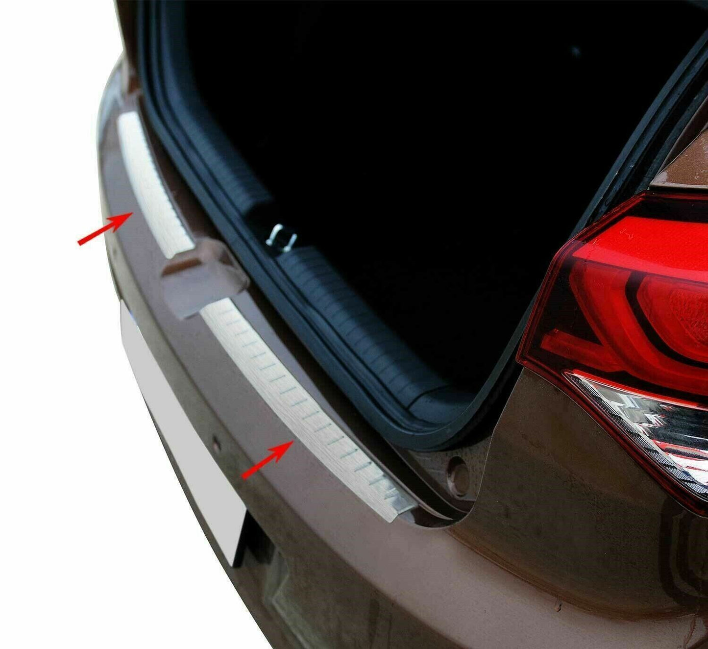 Chrome Rear Bumper Protector S.Steel(2Pcs) For Hyundai i20 2014-2020