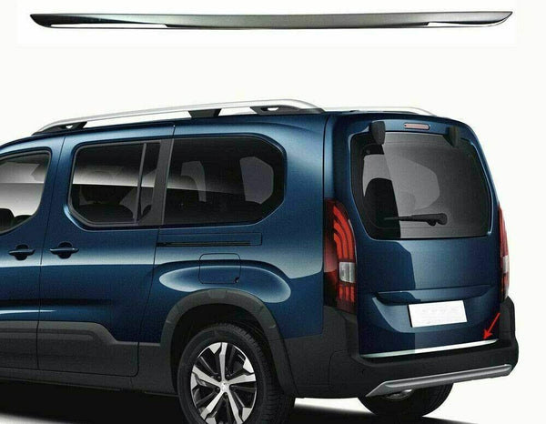 Chrome Rear Trunk Tailgate Lid Molding For Citroen Berlingo/Vauxhall Opel Combo