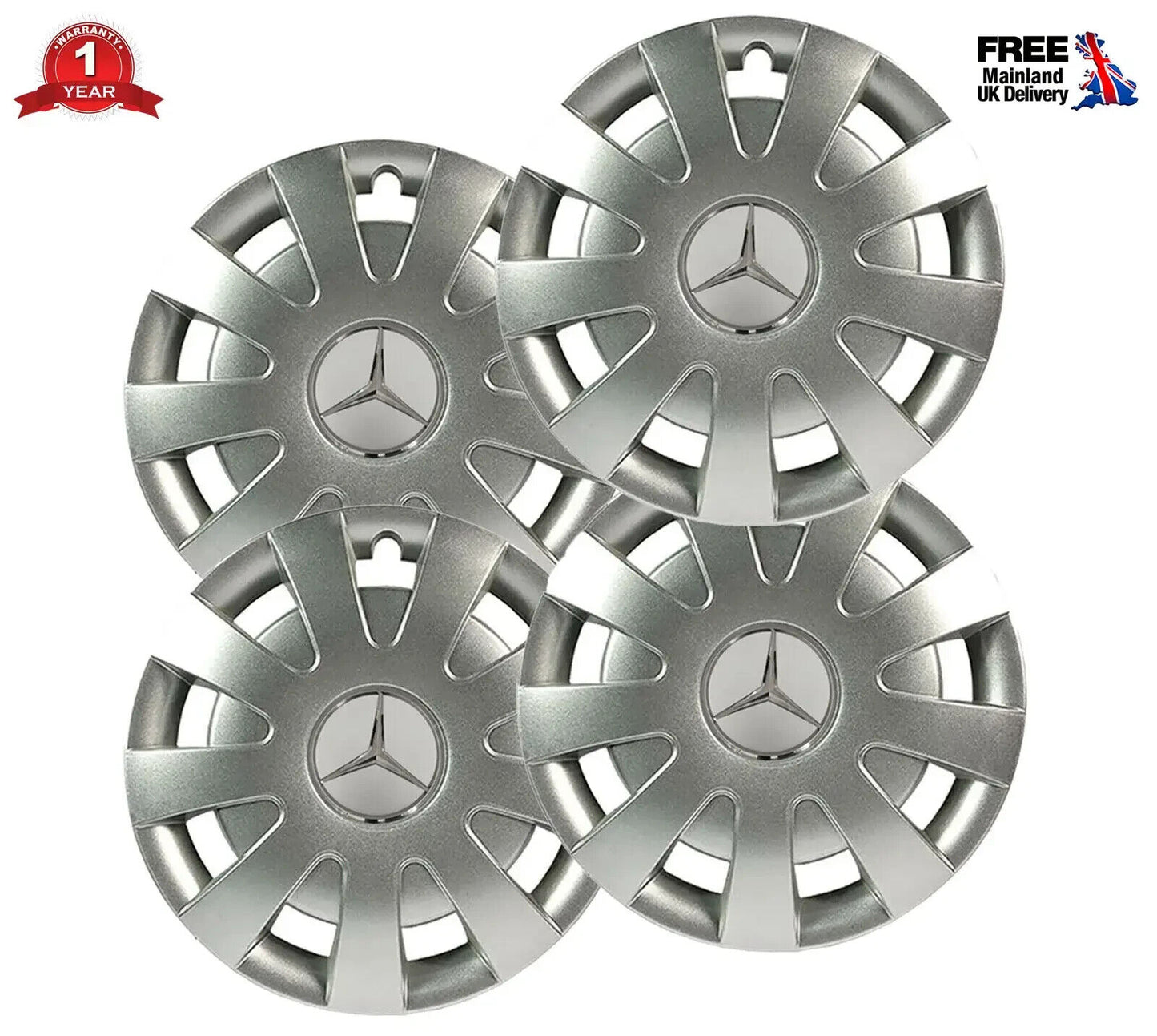 16" Wheel Trim Hub Cap Trim 4x Fits Mercedes Sprinter 2000 to 2023 9064000125