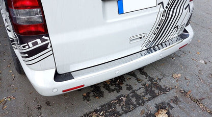 Chrome Rear Bumper Protector For VWT5 TRANSPORTER/CARAVELLE 2003-2015