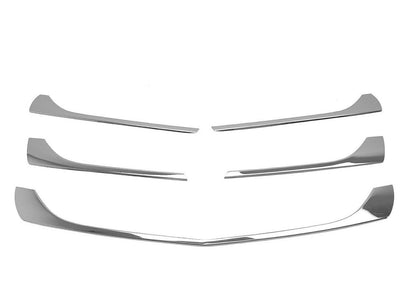 Chrome Front Grill Streamer 5 Pcs S.Steel For Mercedes Vito W447 2014-2020