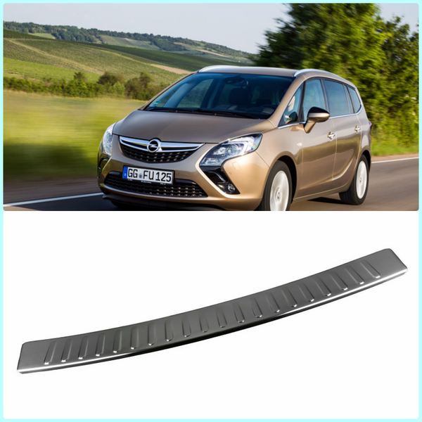 Chrome Rear Bumper Protector For Vauxhall Opel Zafira C Tourer 2011-2018