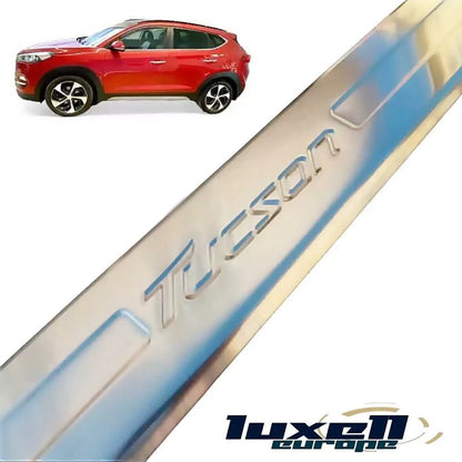 Chrome Door Sill Trim Covers Protectors For HYUNDAI TUCSON 2015-2020