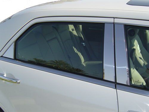 Chrome Door Post Pillar Trim 6pcs S.STEEL For Chrysler 300 300C Saloon 2004-2012