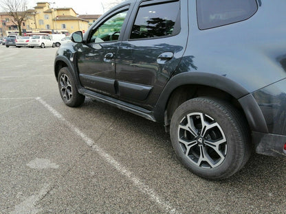 ABS black Fender & Door Covering set 12 Pieces For Dacia Duster II 2018- up